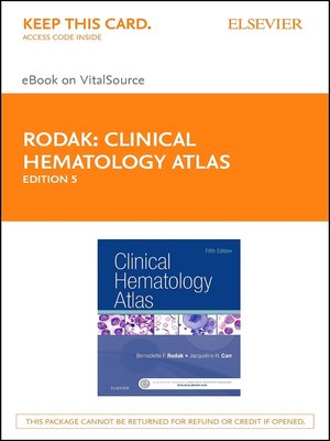 cover image of Clinical Hematology Atlas--E-Book